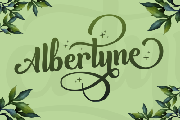 Albertyne: A Handwritten Font for Editorial Grace