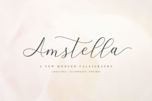 Amstella: A Modern Script Font for Elegant Branding