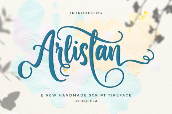 Arlistan Font: A Playful Script for Digital Branding