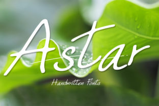 Astar: A Handwritten Font Designed for Crafters and Creators