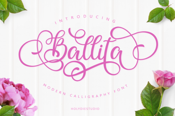 Ballita Script: The Modern Calligraphy Font for Creative Products