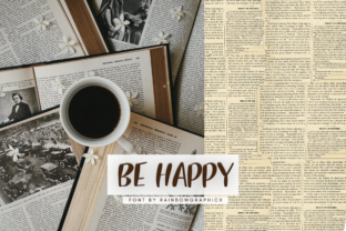 Be Happy: Your Brand’s Positive Vintage Caps Font