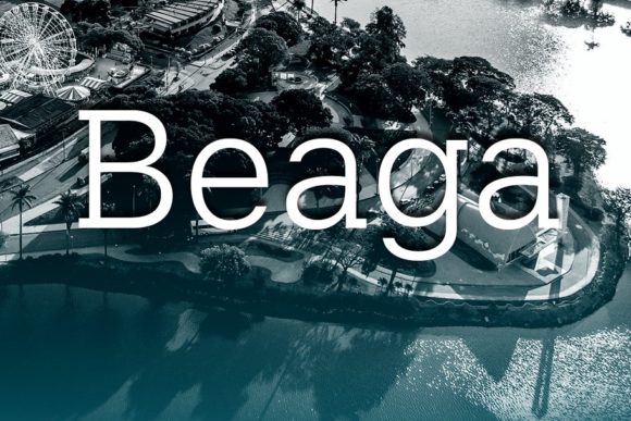Beaga: A Contemporary Slab-Serif Font for Editorial Design
