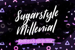 Craft with the Sugarstyle Millenial Font