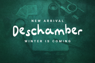 Deschamber: A Warm Handwritten Font for Creative Products