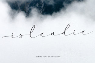 Finding Calm in Your Designs with Islandia Script Font