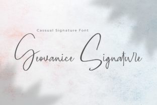 Geovanice: A Crafters' Script Font for Beautiful Products