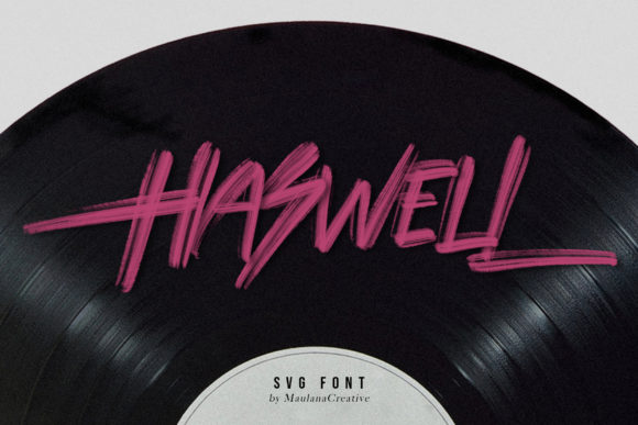 Haswell: A Handwritten Brush Font for Digital Brand Identity