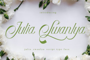 Julia Swanlya: An Elegant Script Font for Editorial Sophistication
