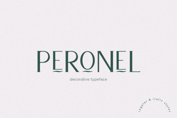 Peronel: A Bold and Elegant Serif Font for Distinctive Brands