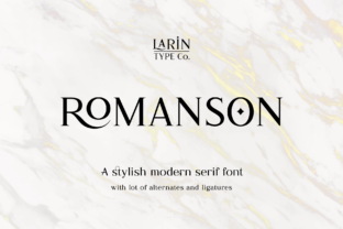 Romanson: A Serif Font for Modern Campaigns
