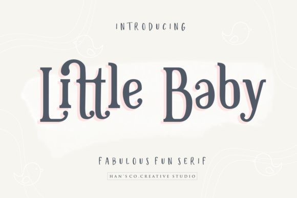 The Little Baby Font for Beautiful Crafted Projects