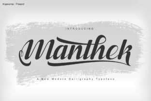 The Manthek Font in Editorial Design