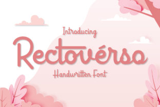 The Rectoverso Script Font for Editorial Design and Content Creation