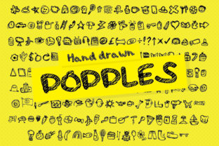 Using the 196 Hand Drawn Doddles Font in Branding Projects