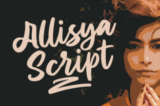 Using the Allisya Script Font for Handmade Projects