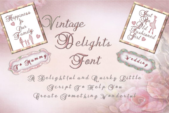 Using the Vintage Delights Font to Enhance Your Brand Identity