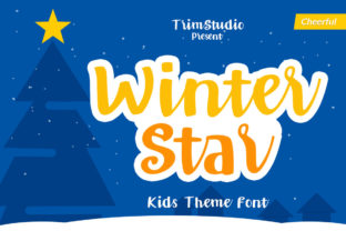Winter Star Font: A Playful Script Typeface for Digital Designs